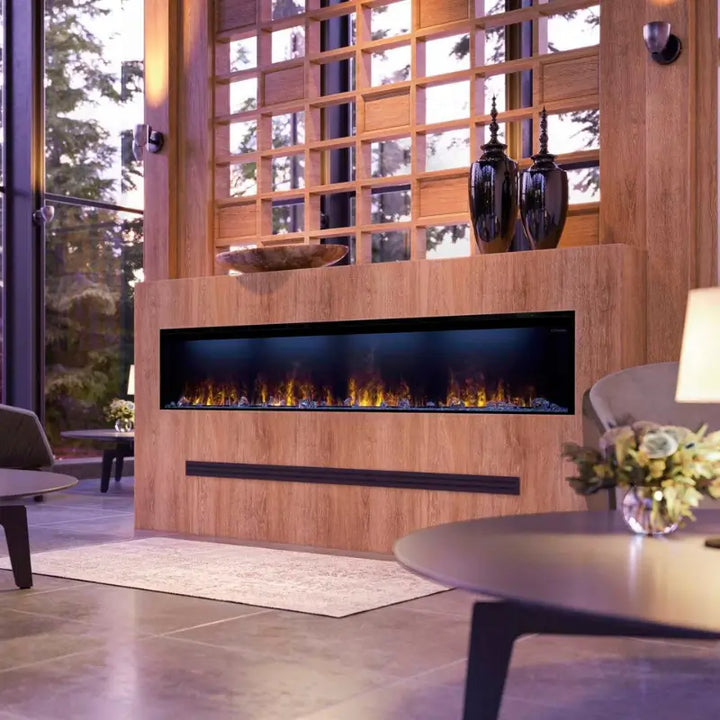 Dimplex Optimyst 86-Inch Built-In Linear Water Vapor Electric Fireplace – OLF86-AM Fireplaces OLF86-AM Flame Authority