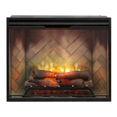 Dimplex Revillusion 36-inch Herringbone Built-In Electric Firebox RBF36P-FG Fireplaces RBF36P-FG Flame Authority