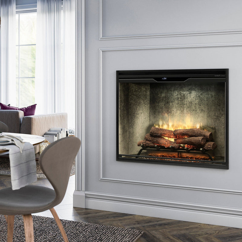 Dimplex Revillusion 36-inch Weathered Concrete Built-In Electric Firebox RBF36PWC-FG Fireplaces RBF36PWC-FG Flame Authority