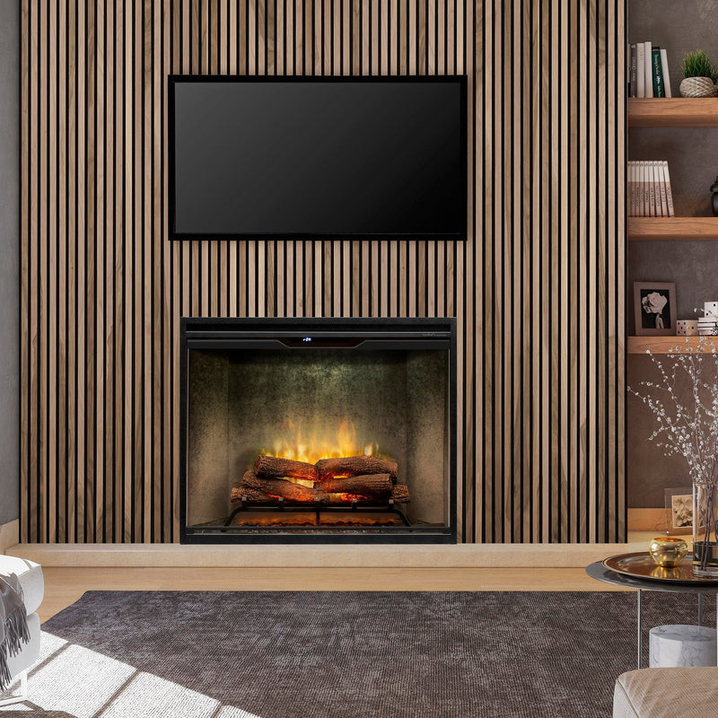 Dimplex Revillusion 36-inch Weathered Concrete Built-In Electric Firebox RBF36PWC-FG Fireplaces RBF36PWC-FG Flame Authority