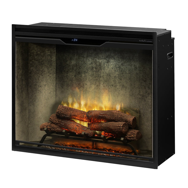 Dimplex Revillusion 36-inch Weathered Concrete Built-In Electric Firebox RBF36PWC-FG Fireplaces RBF36PWC-FG Flame Authority