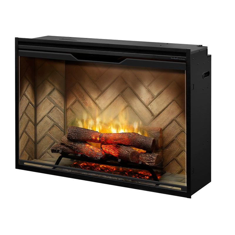 Dimplex Revillusion 42-inch Herringbone Built-In Electric Firebox RBF42-FG Fireplaces RBF42-FG Flame Authority