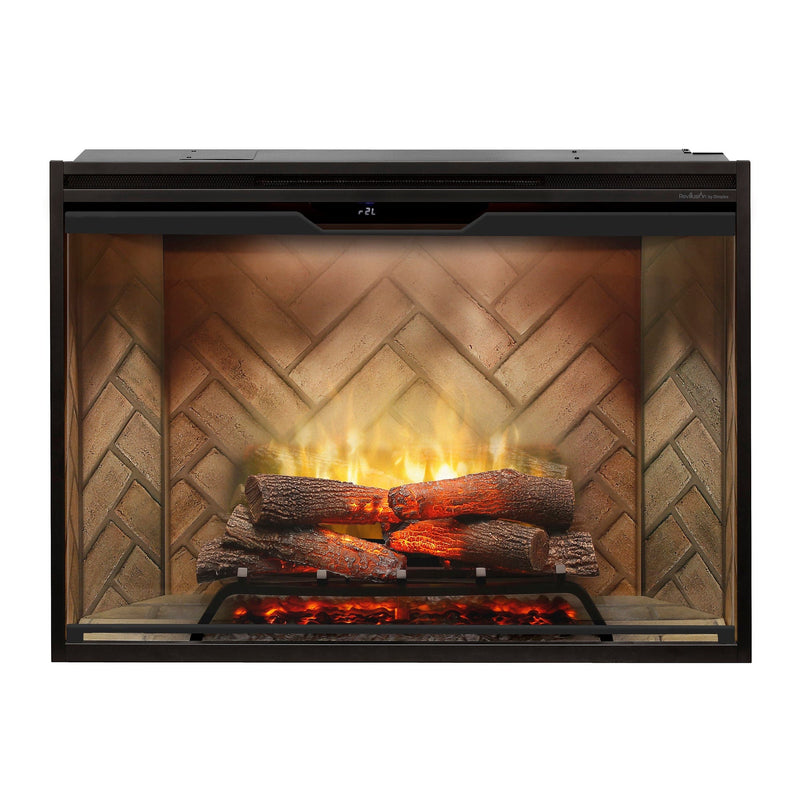 Dimplex Revillusion 42-inch Herringbone Built-In Electric Firebox RBF42-FG Fireplaces RBF42-FG Flame Authority