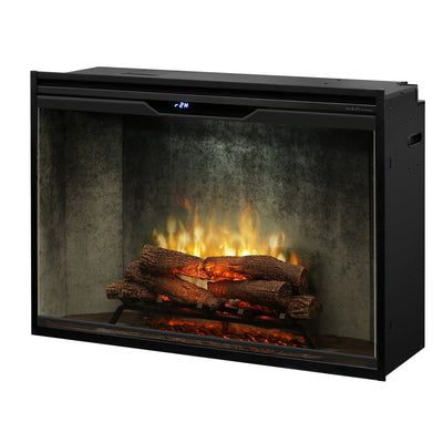 Dimplex Revillusion 42-inch Weathered Concrete Built-In Electric Firebox RBF42WC-FG Fireplaces RBF42WC-FG Flame Authority