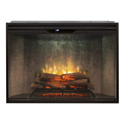 Dimplex Revillusion 42-inch Weathered Concrete Built-In Electric Firebox RBF42WC-FG Fireplaces RBF42WC-FG Flame Authority