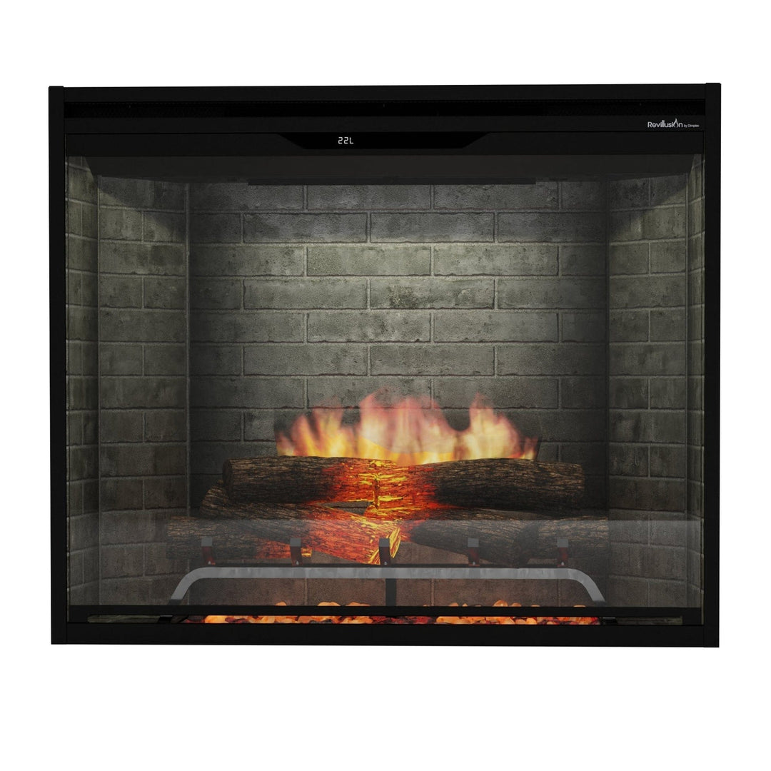 Dimplex Revillusion Portrait 36" Built-In Electric Firebox REV36P Fireplaces REV36P-NB Flame Authority