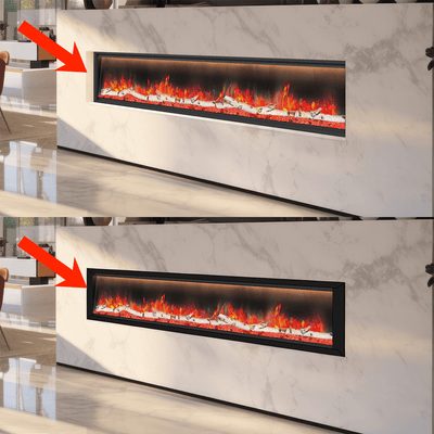 Dynasty Fireplaces Allegro 58" Smart Linear Electric Fireplace DY-BFM58 Fireplaces DY-BFM58 Flame Authority