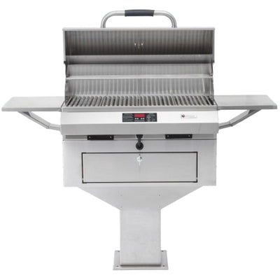 Electrichef 32" Ruby Pedestal Base Outdoor Electric Grill Flame Authority