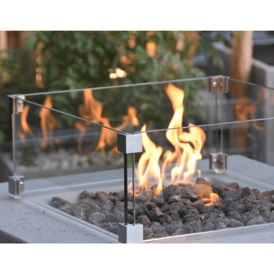 Elementi Fire Table Wind Screen Flame Authority