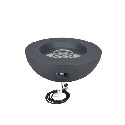 Elementi Lunar Bowl Fire Table Flame Authority