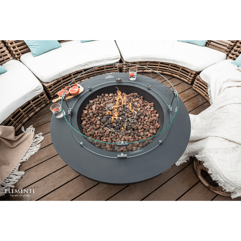 Elementi Lunar Bowl Fire Table Flame Authority