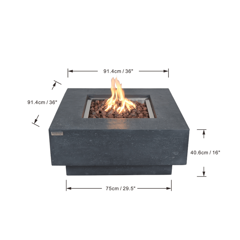Elementi Manhattan Fire Table Flame Authority
