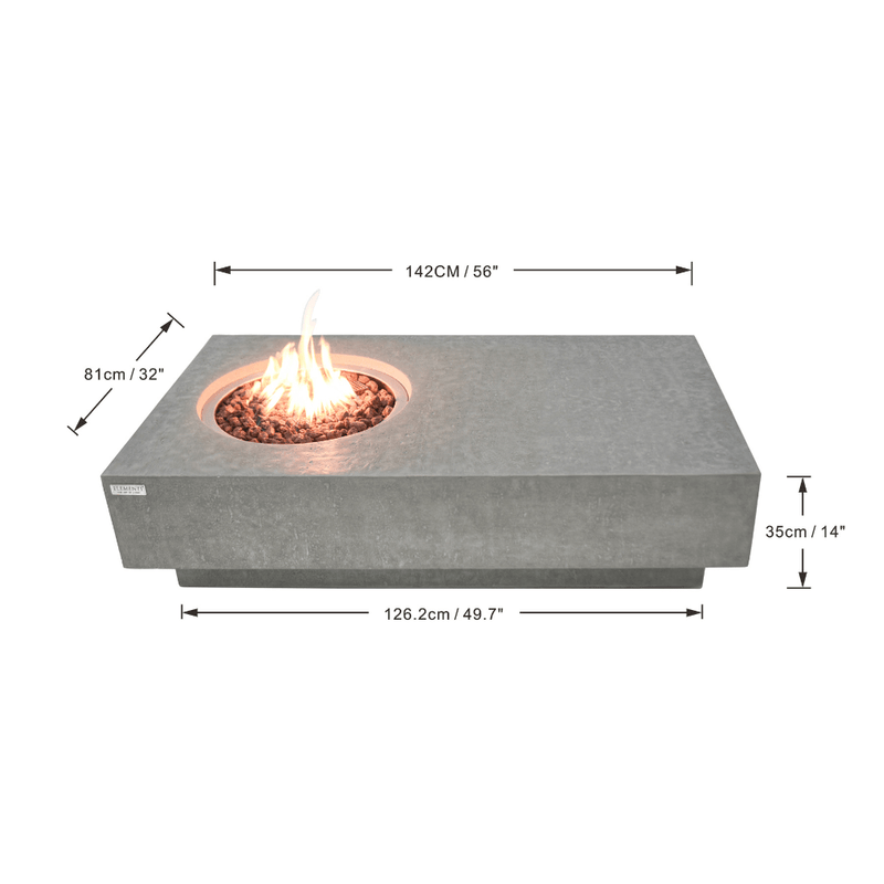 Elementi Metropolis Fire Table Flame Authority