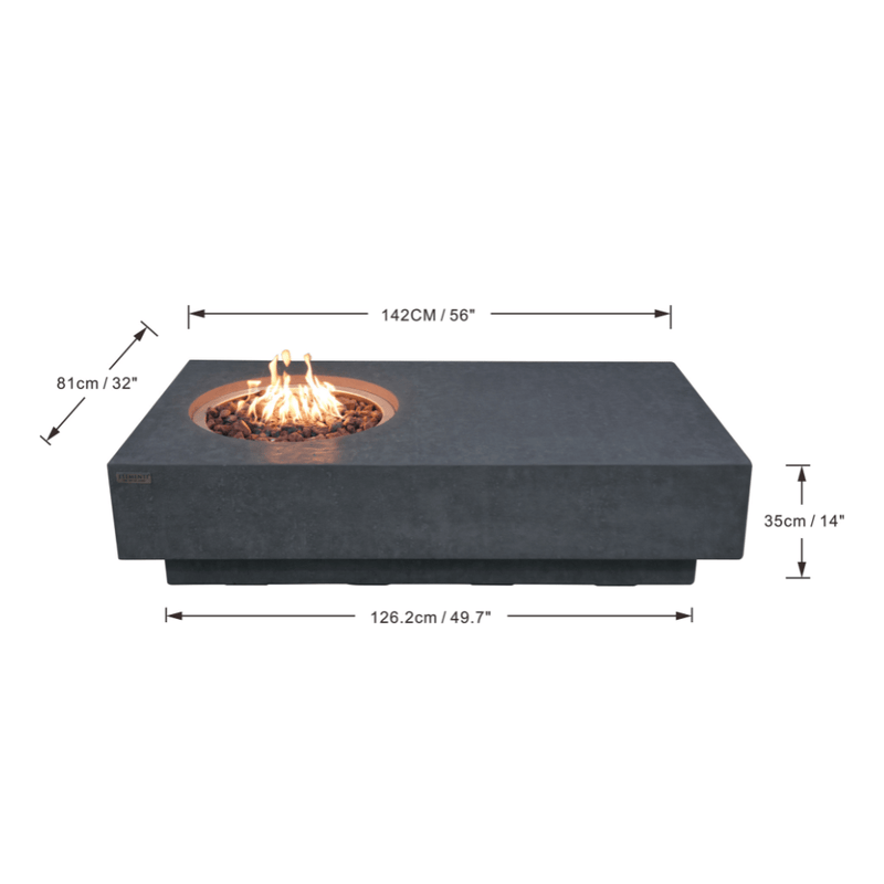 Elementi Metropolis Fire Table Flame Authority