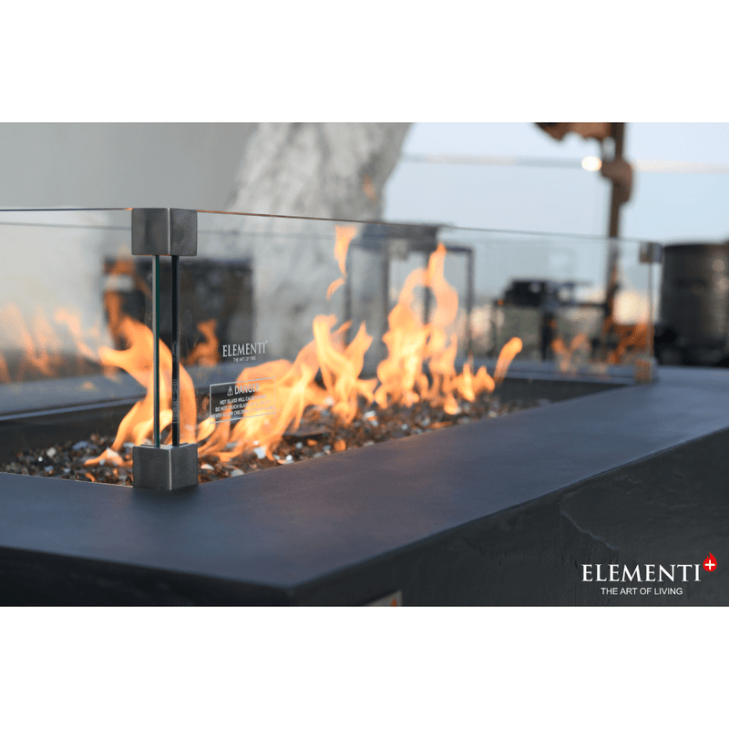 Elementi Plus Rectangular Wind Screen OFG410/415- WS Flame Authority