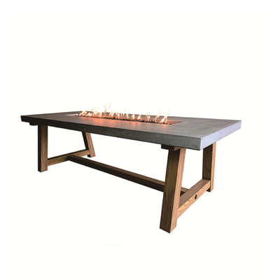 Elementi Sonoma Dining Table Fire Pit Table OFG201 Flame Authority