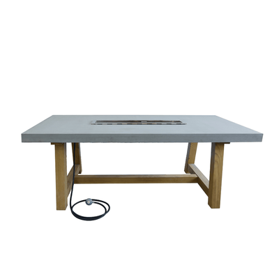 Elementi Sonoma Dining Table Fire Pit Table OFG201 Flame Authority