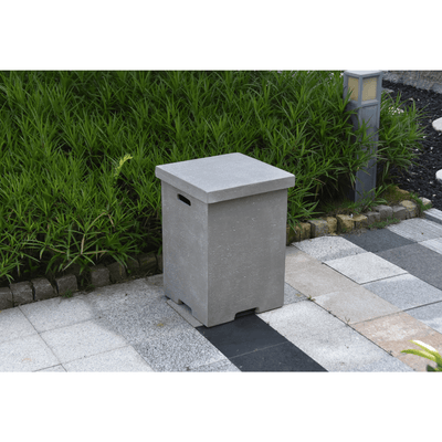 Elementi  Square Tank Cover 24.4'' Flame Authority