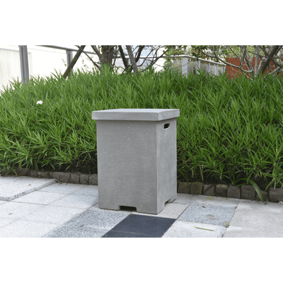 Elementi  Square Tank Cover 24.4'' Flame Authority