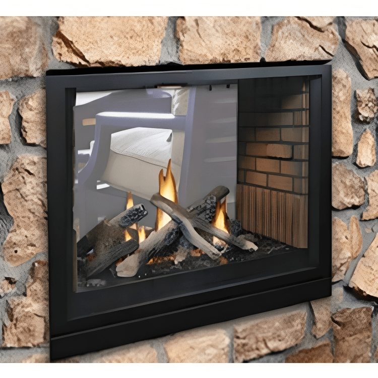 Empire White Mountain Hearth 36" Tahoe Clean-Face See-Thru Fireplace DVCP36SP
