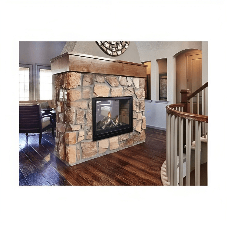 Empire White Mountain Hearth 36" Tahoe Clean-Face See-Thru Fireplace DVCP36SP