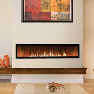 Empire White Mountain Hearth 60" Boulevard Vent-Free Linear Gas Fireplace VFLB60FP90 Flame Authority