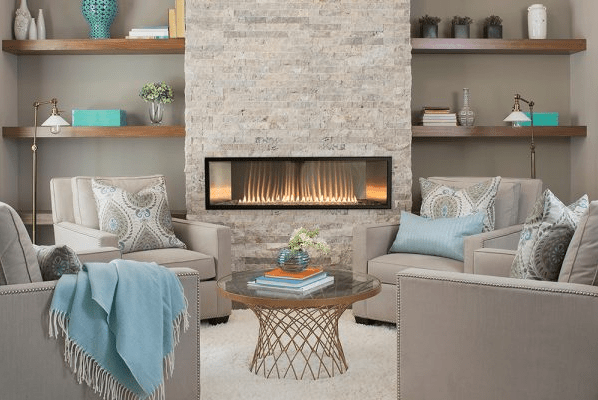 Empire Boulevard Ventless Linear Gas Fireplace