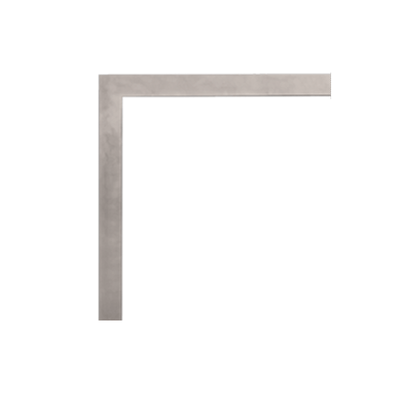 Empire White Mountain Hearth Boulevard 36-inch Beveled Frame, 1.5-inch Brushed Nickel DF362BNB