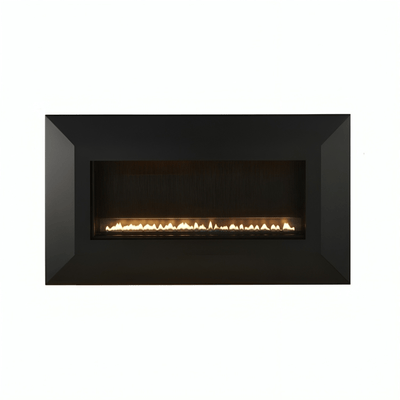 Empire White Mountain Hearth Boulevard Linear SL 30-inch Black, Mitered Front Accessory DFSL30MBL