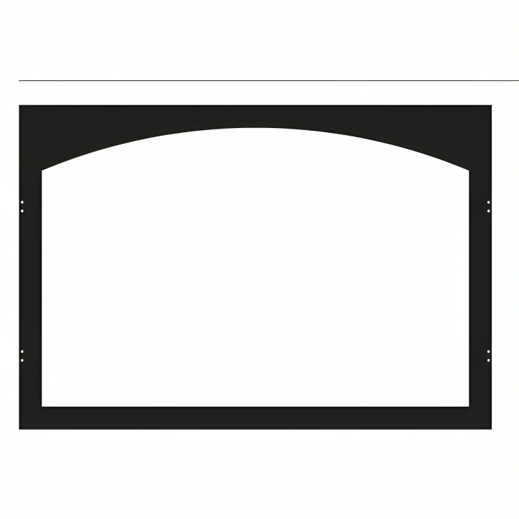 Empire White Mountain Hearth Breckenridge Deluxe 32-inch Black, Arch Door Frame VFY32SBL