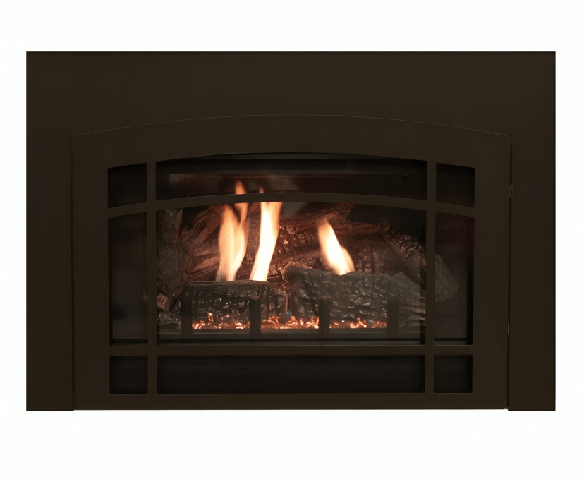 Empire White Mountain Hearth Innsbrook Large Black, Lancaster Front DVF28HBL