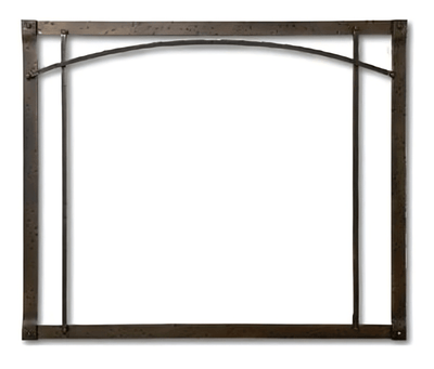 Empire White Mountain Hearth Rushmore 30-inch Arch, Black Forged Iron Inset DFF30RBL