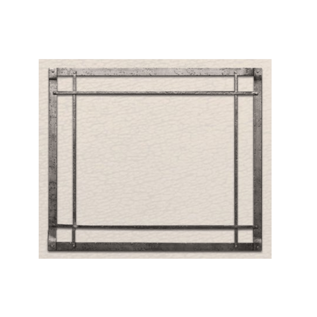 Empire White Mountain Hearth Rushmore 35-inch Rectangle, Oil-Rubbed Bronze Forged Iron Inset DFF35CBZT