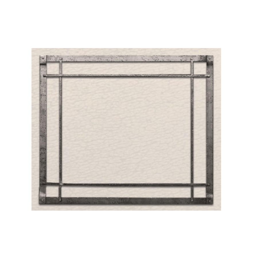 Empire White Mountain Hearth Rushmore 35-inch Rectangle, Oil-Rubbed Bronze Forged Iron Inset DFF35CBZT