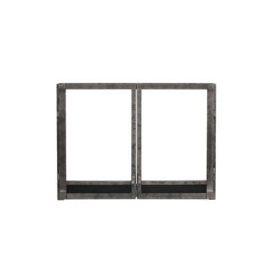 Empire White Mountain Hearth Tahoe Clean-Face Luxury 36-inch Forged Iron, Distress Pewter Door & Frame DDF36CPD