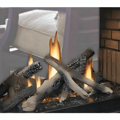 Empire White Mountain Hearth Tahoe Clean-Face See-Through Premium 36-inch Multi-sided, 12-piece, 24-inch Log Set LSU24SPF