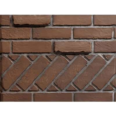Empire White Mountain Hearth Vail Deluxe 26-inch Banded Brick Liner FPP26E