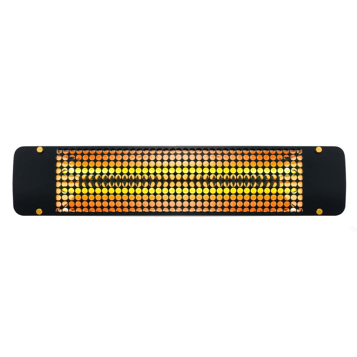 Eurofase Black Stainless Steel 39 " Dual Element 4000 Watt 480V Electric Patio Heater EF40 Series