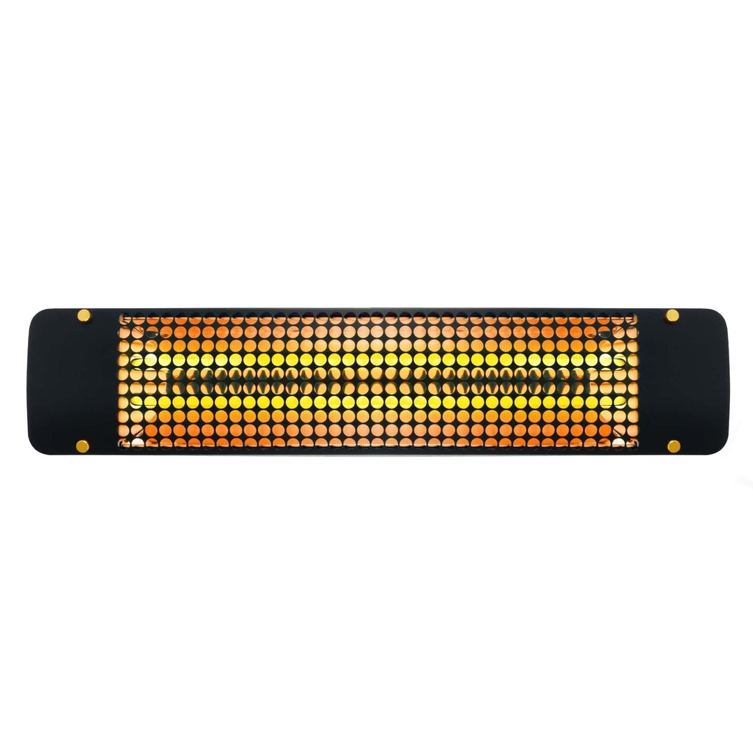 Eurofase Black Stainless Steel 39 " Dual Element 5000 Watt 480V Electric Patio Heater EF50 Series