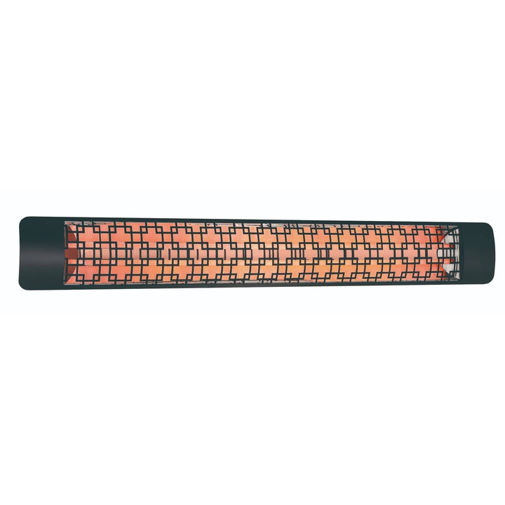 Eurofase Black Stainless Steel 61 " Dual Element 6000 Watt 277V Electric Patio Heater EF60 Series Flame Authority
