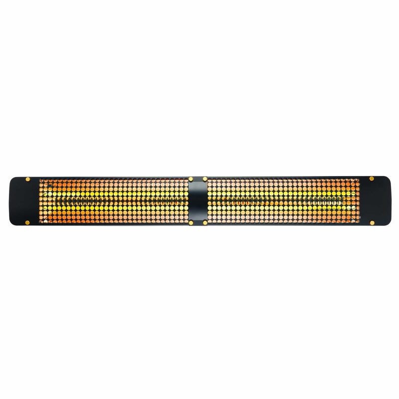 Eurofase Black Stainless Steel 61 " Dual Element 6000 Watt 277V Electric Patio Heater EF60 Series Flame Authority