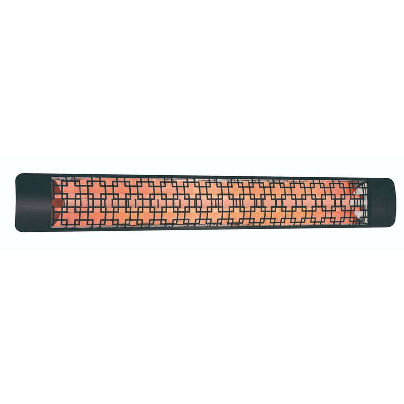 Eurofase Black Stainless Steel 61 " Dual Element 6000 Watt 480V Electric Patio Heater EF60 Series Flame Authority