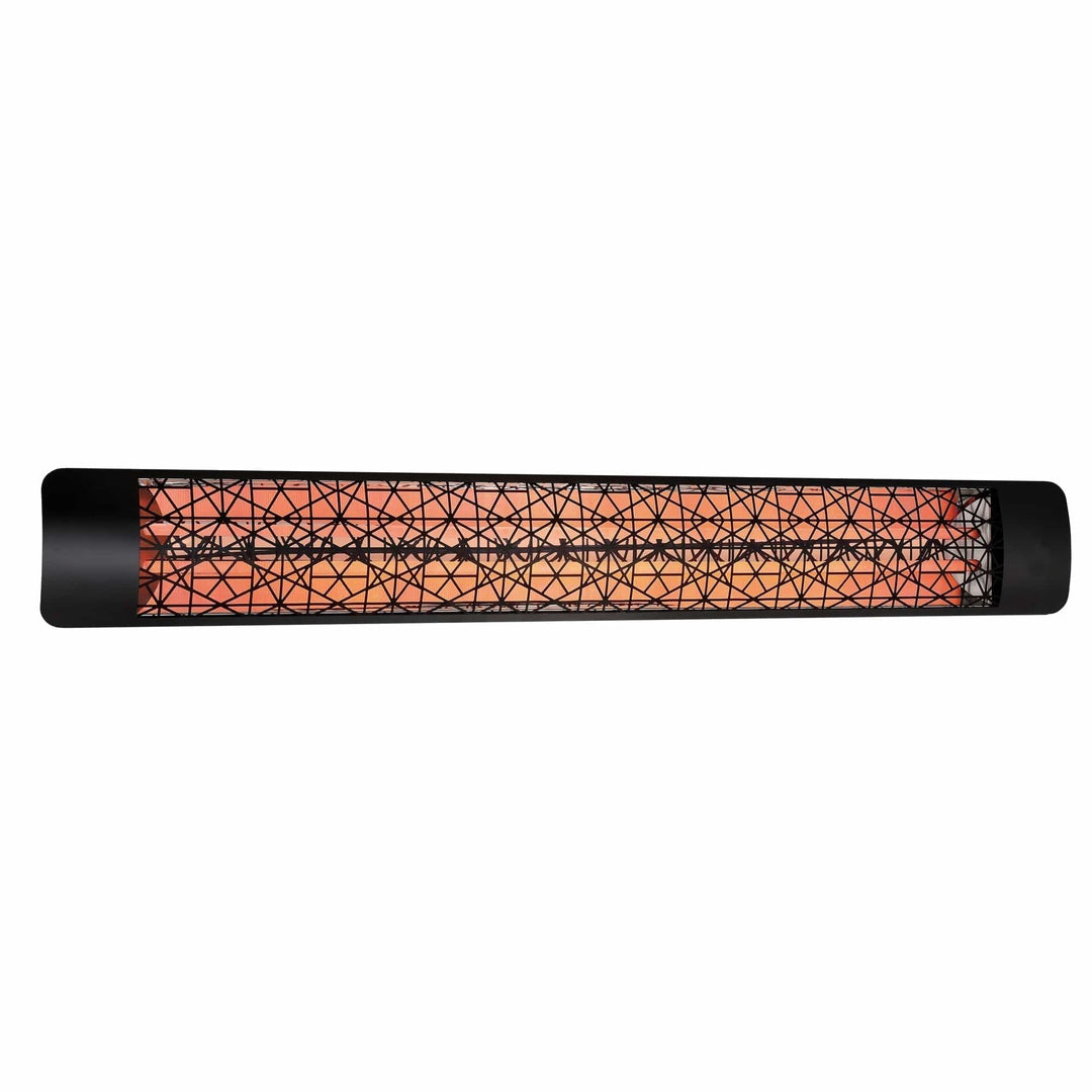 Eurofase Black Stainless Steel 61 " Dual Element 6000 Watt 480V Electric Patio Heater EF60 Series Flame Authority