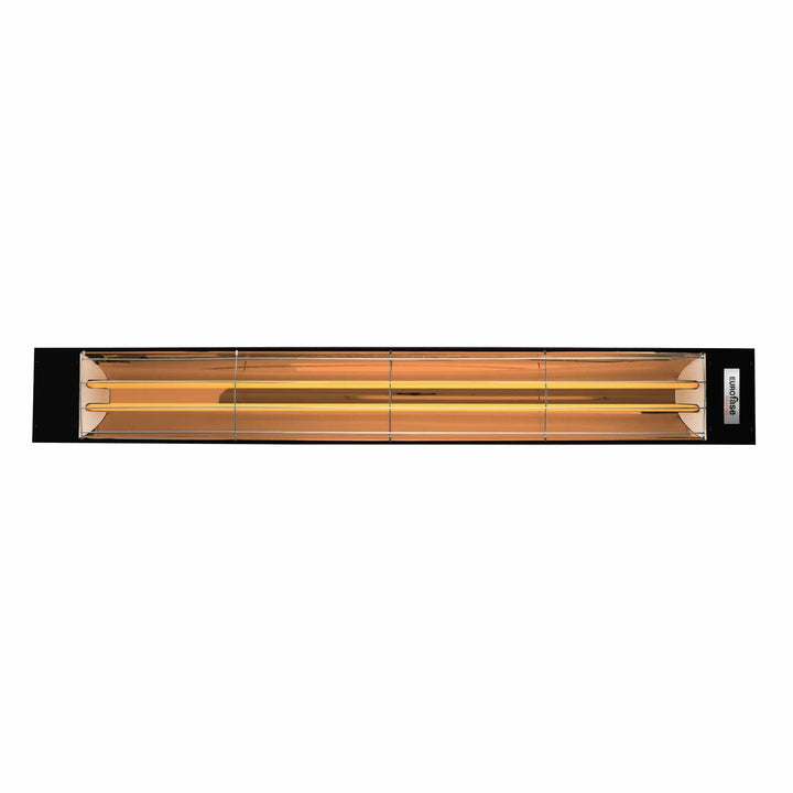 Eurofase Black Stainless Steel 61 " Dual Element 6000 Watt Electric Patio Heater EF60 Series Flame Authority