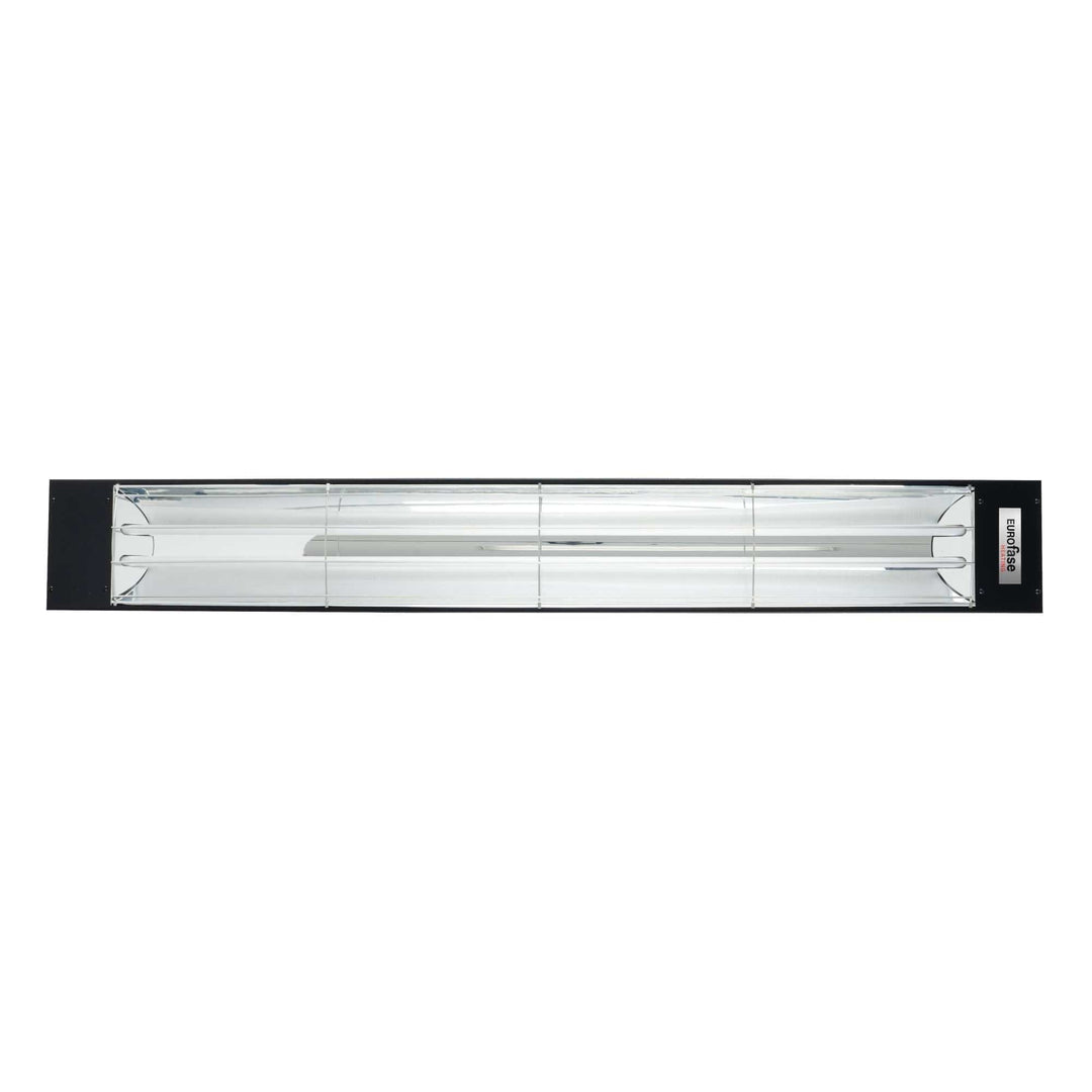 Eurofase Black Stainless Steel 61 " Dual Element 6000 Watt Electric Patio Heater EF60 Series Flame Authority