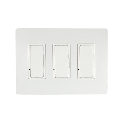 Eurofase Four Dimmer For Universal Relay Control Box with White Screwless