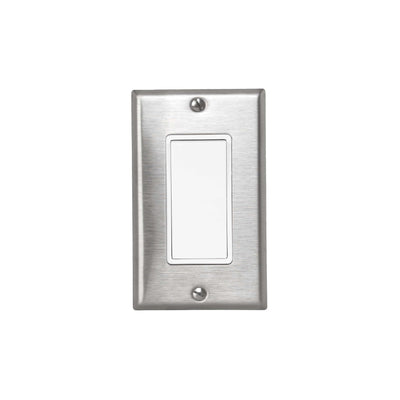Eurofase On/Off Switch with Stainless Steel Plate and Box