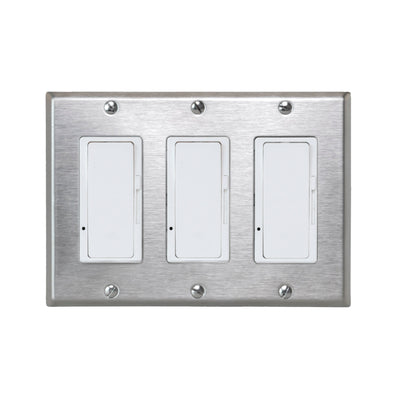 Eurofase On/Off Switch With Stainless Steel Wall Plate And Box