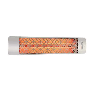 Eurofase Stainless Steel 39 " Dual Element 4000 Watt 208V Electric Patio Heater EF40 Series Flame Authority