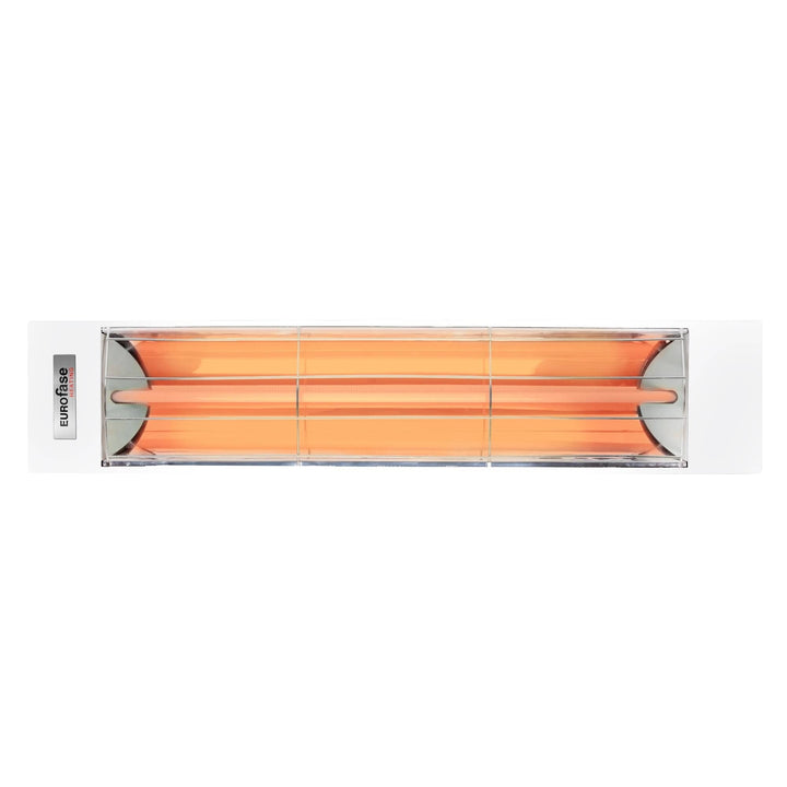 Eurofase White Stainless Steel 39 " Single Element 2000 Watt Electric Patio Heater EF20 Series